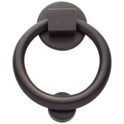 Baldwin 0195 Ring Door Knocker - Distressed Oil Rubbed Bronze
