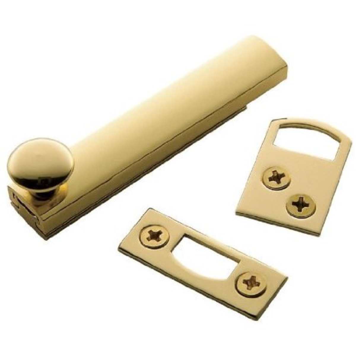 Baldwin 0321 3 Inch Surface Bolt - Lifetime Graphite Nickel