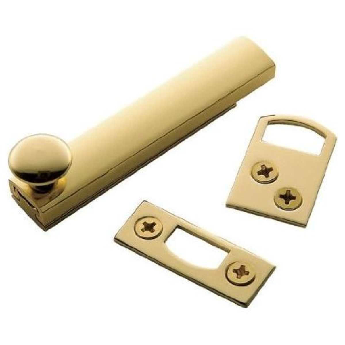 Baldwin 0321 3 Inch Surface Bolt - Satin Black