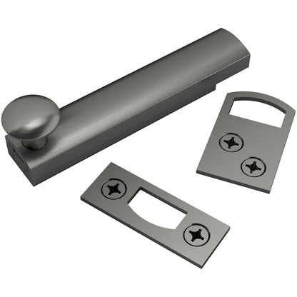 Baldwin 0321 3 Inch Surface Bolt - Distressed Oil Rubbed Bronze