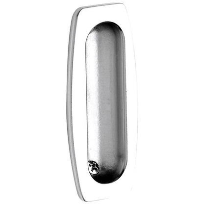 Baldwin 0458 Flush Pull – 1.5" x 3.5" - Satin Brass and Brown