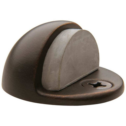 Baldwin 4000 Half Dome Door Bumper – 1 Inch - Satin Nickel