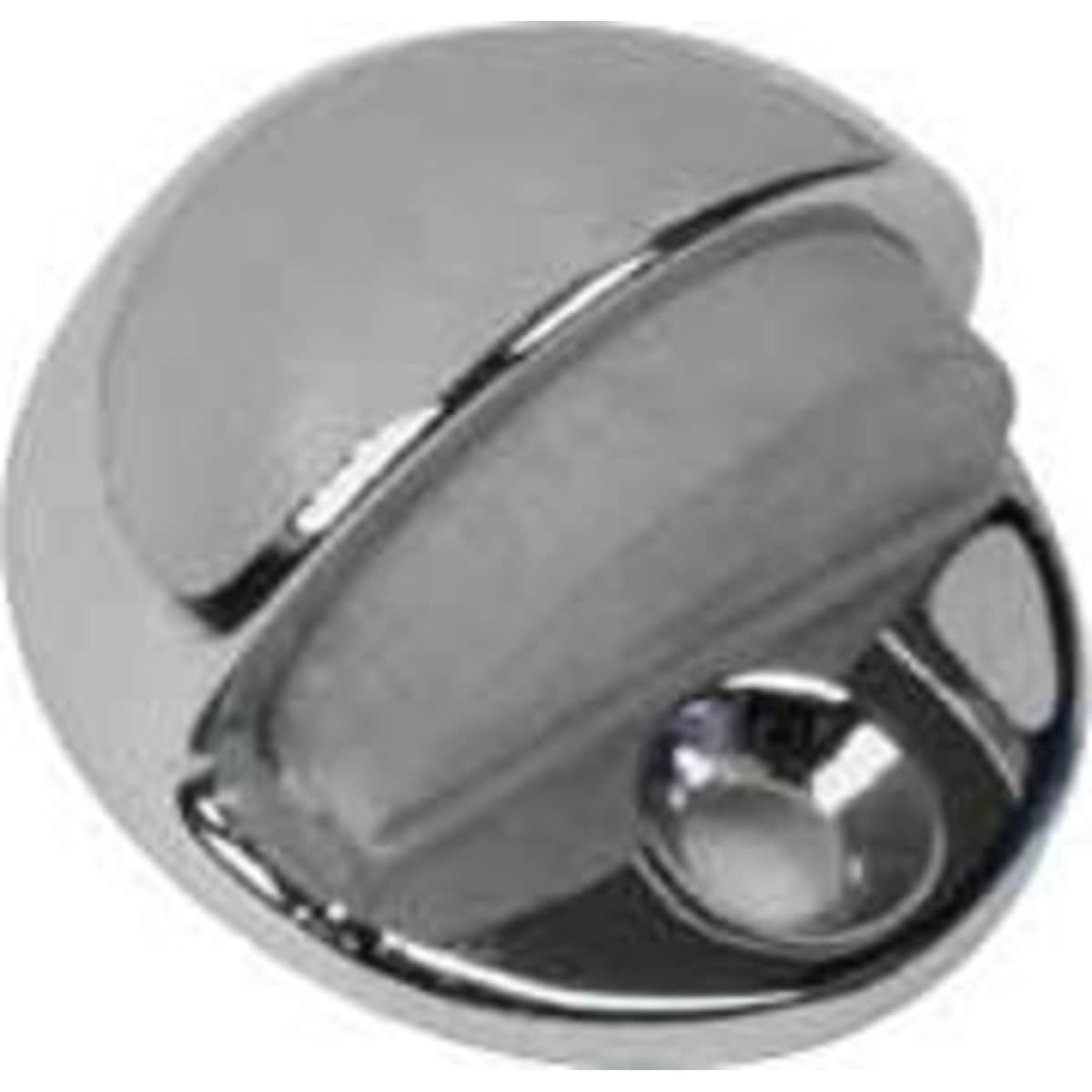 Baldwin 4000 Half Dome Door Bumper – 1 Inch - Polished Brass
