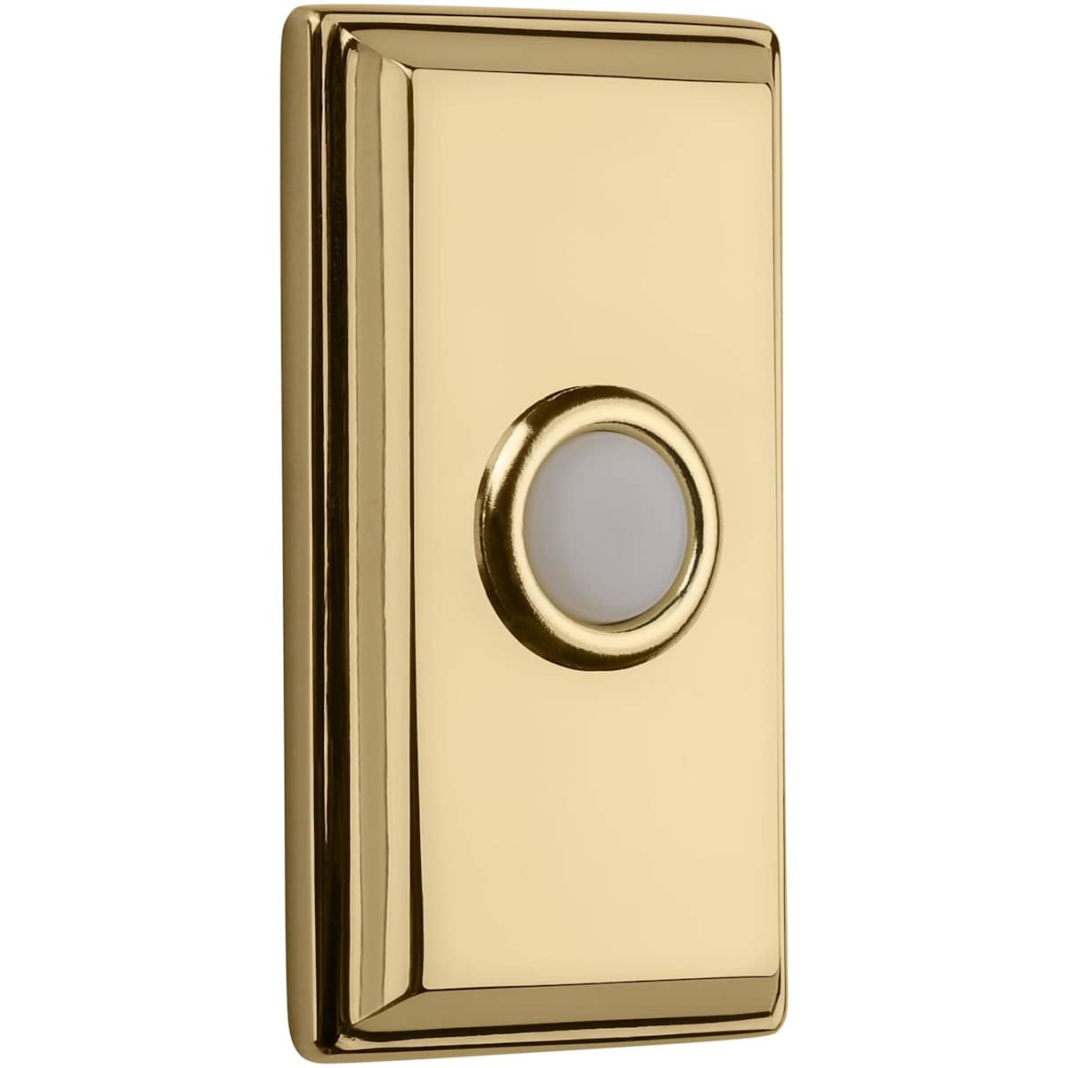 Baldwin 4860 Rectangular Bell Button - Lifetime Graphite Nickel