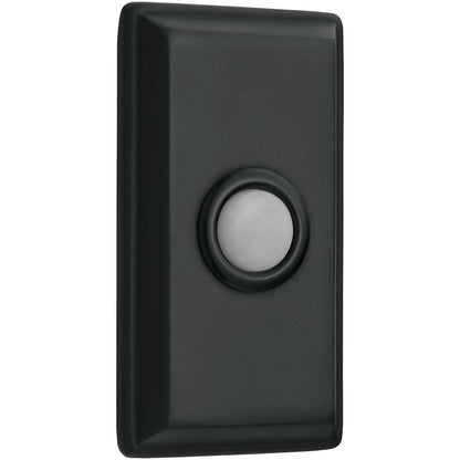 Baldwin 4860 Rectangular Bell Button - Non-Lacquered Brass