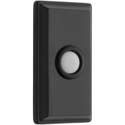 Baldwin 4860 Rectangular Bell Button - Polished Chrome