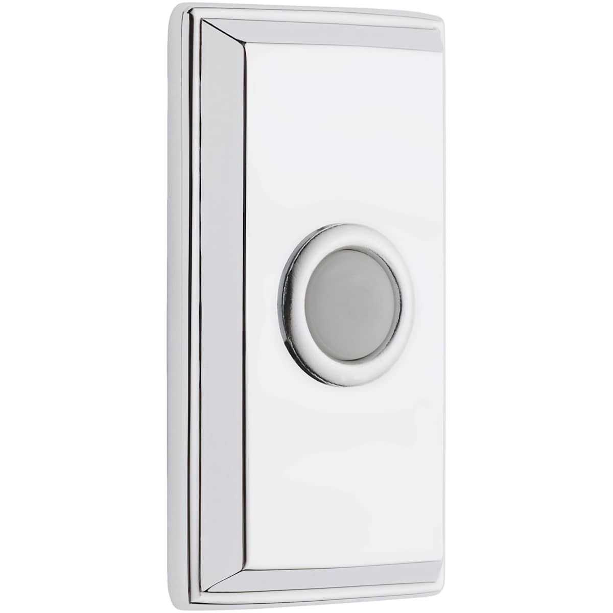 Baldwin 4860 Rectangular Bell Button - Oil Rubbed Bronze