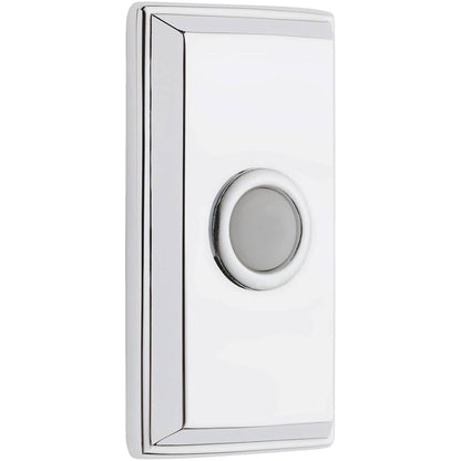 Baldwin 4860 Rectangular Bell Button - Oil Rubbed Bronze