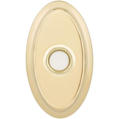 Baldwin 4861 Oval Bell Button - Lifetime Graphite Nickel