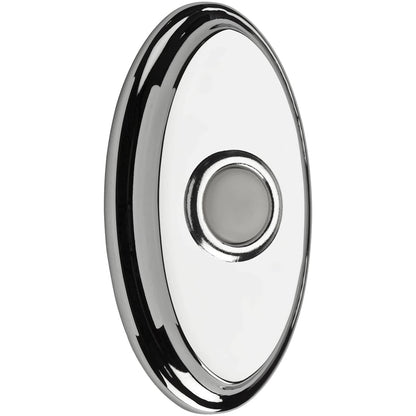 Baldwin 4861 Oval Bell Button - Oil Rubbed Bronze