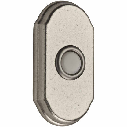 Baldwin 4862 Arch Bell Button - Vintage Brass