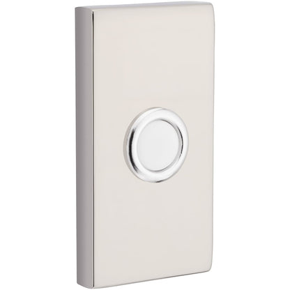 Baldwin 4863 Contemporary Bell Button - Lifetime Polished Brass