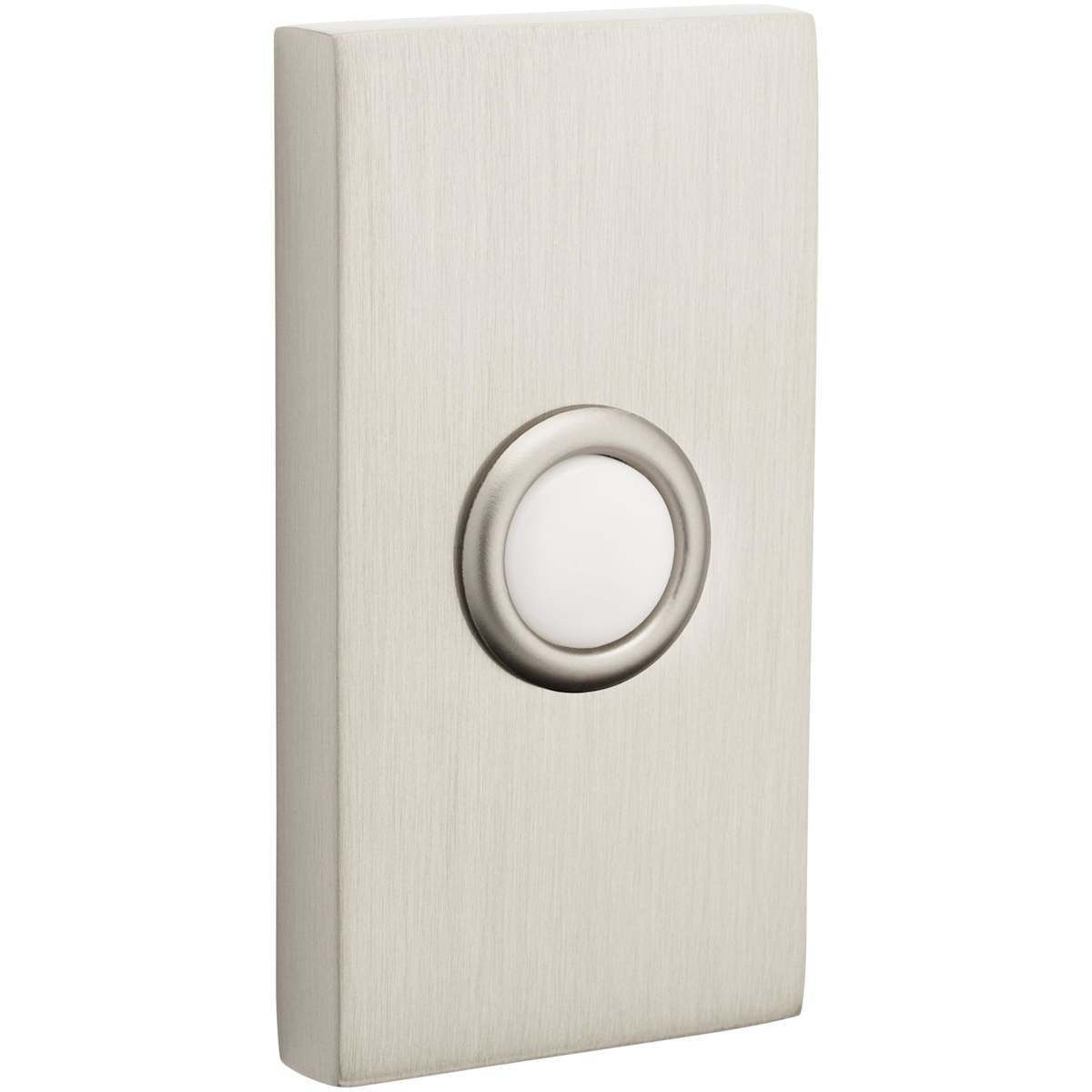 Baldwin 4863 Contemporary Bell Button - Lifetime Satin Brass