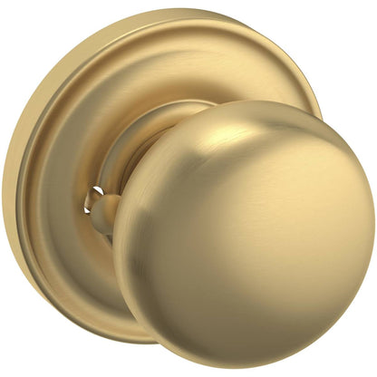 Estate 5000 Baltimore Knob (2") with 5048 Rose – Half Dummy – Vintage Brass