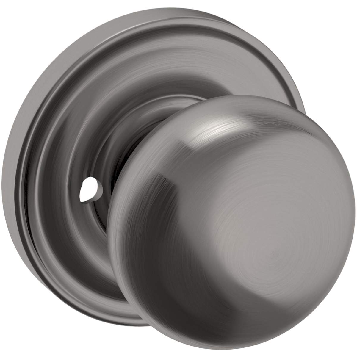Estate 5000 Baltimore Knob (2") with 5048 Rose – Half Dummy – Lifetime Graphite Nickel