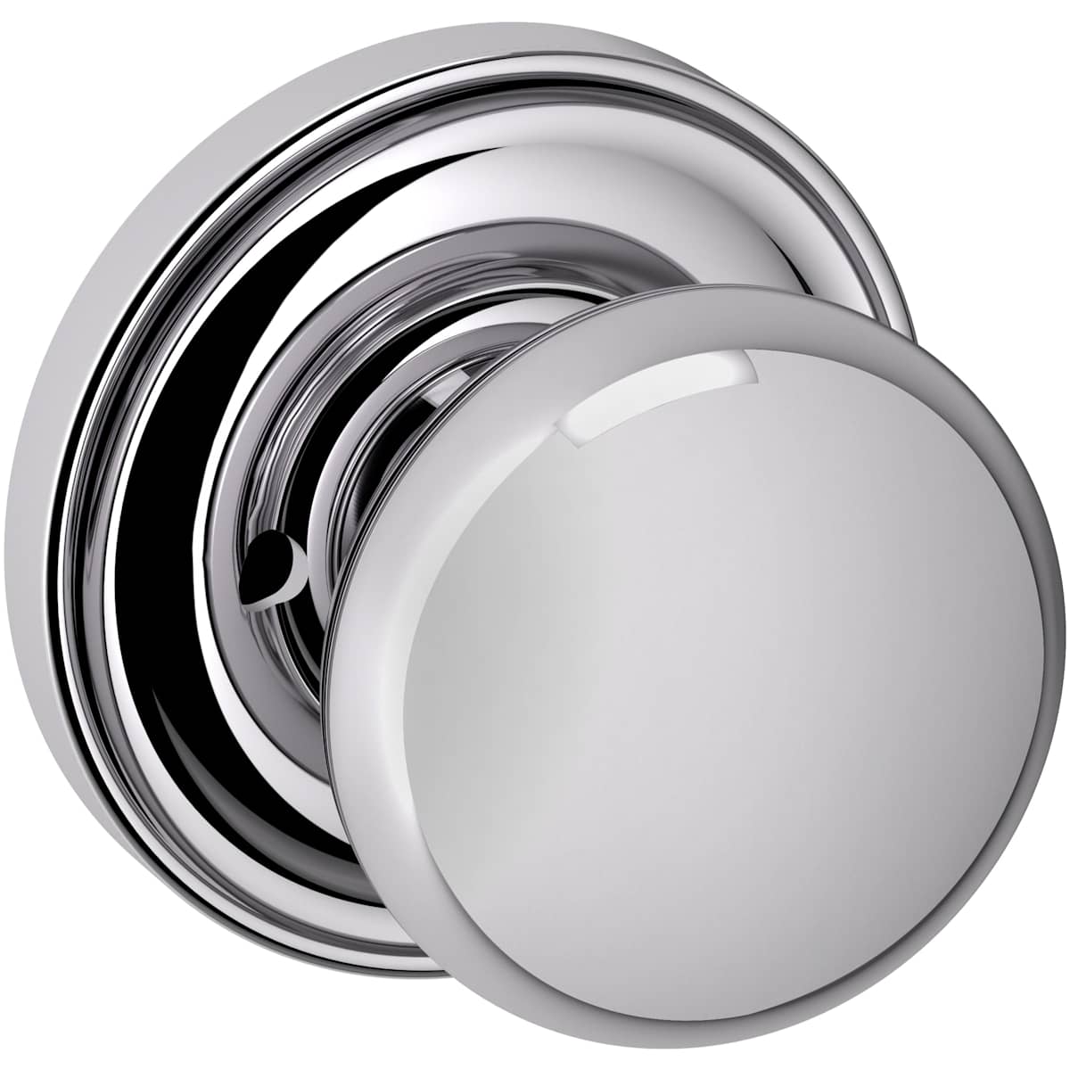 Estate 5000 Baltimore Knob (2") with 5048 Rose – Half Dummy – Polished Chrome