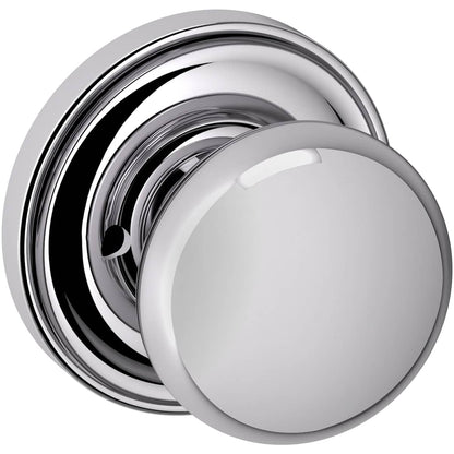 Estate 5000 Baltimore Knob (2") with 5048 Rose – Half Dummy – Polished Chrome