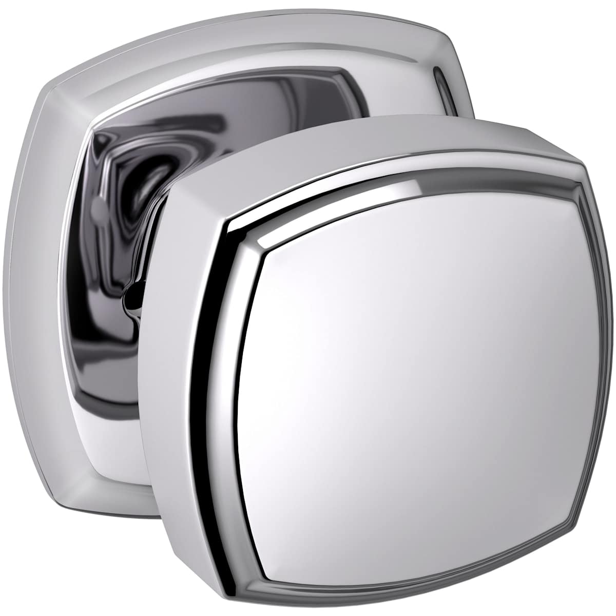 Estate 5011 Knob with 5058 Rose – Half Dummy – Polished Chrome