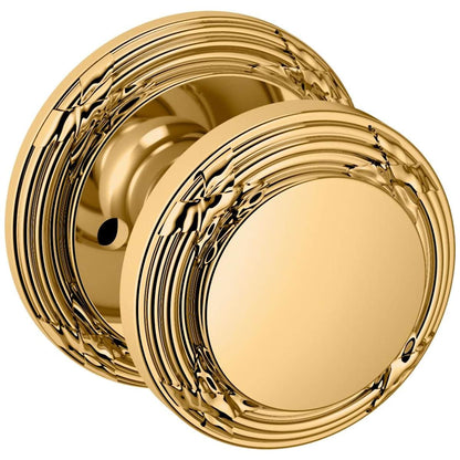 Estate 5013 Edinburgh Knob with 5021 Rose – Half Dummy – Lifetime Polished Brass