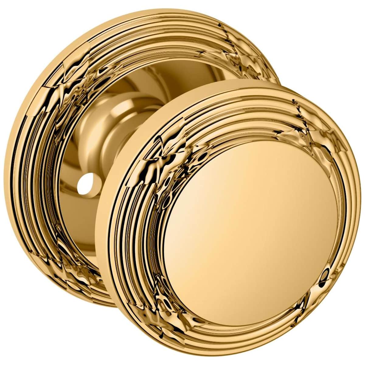 Estate 5013 Edinburgh Knob with 5021 Rose – Half Dummy – Non-Lacquered Brass