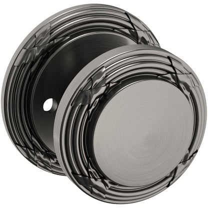 Estate 5013 Edinburgh Knob with 5021 Rose – Half Dummy – Lifetime Graphite Nickel