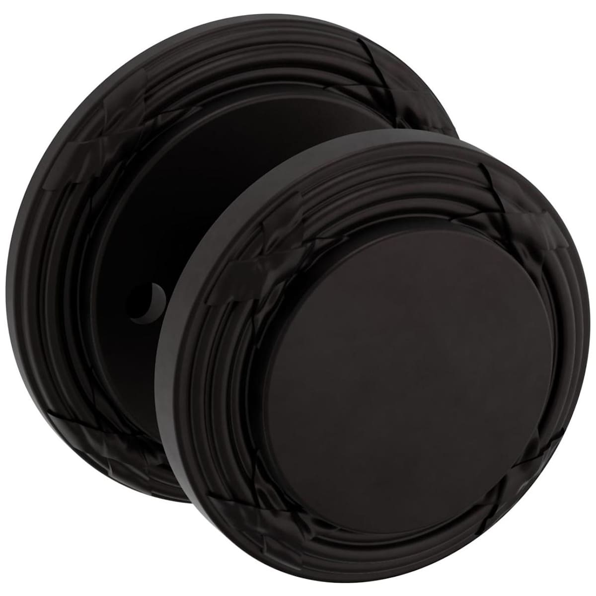 Estate 5013 Edinburgh Knob with 5021 Rose – Half Dummy – Oil Rubbed Bronze