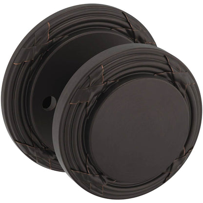 Estate 5013 Edinburgh Knob with 5021 Rose – Half Dummy – Venetian Bronze