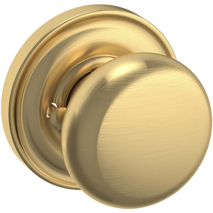 Estate 5015 Classic Knob with 5048 Rose – Half Dummy – Lifetime Satin Brass