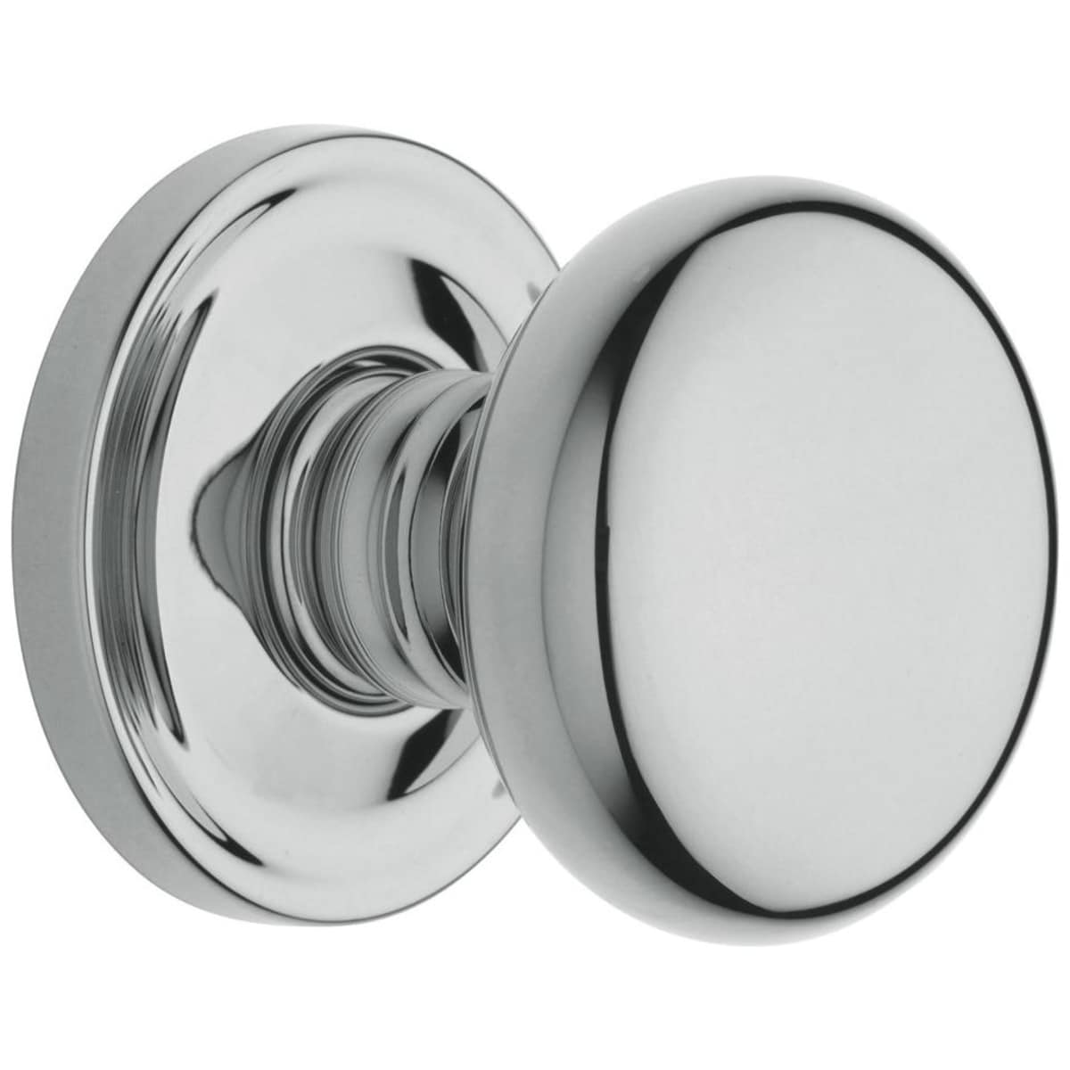 Estate 5015 Classic Knob with 5048 Rose – Half Dummy – Polished Chrome