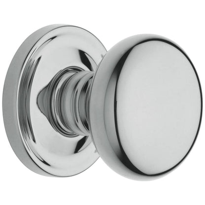 Estate 5015 Classic Knob with 5048 Rose – Half Dummy – Polished Chrome