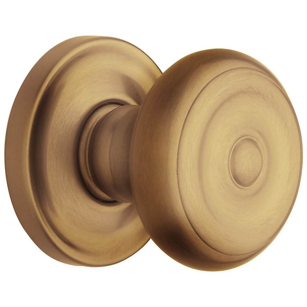 Estate 5020 Colonial Knob with 5048 Rose – Half Dummy – Vintage Brass