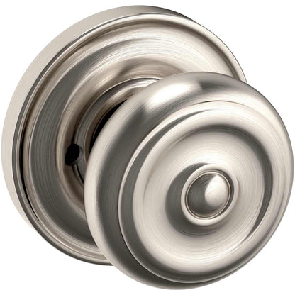 Estate 5020 Colonial Knob with 5048 Rose – Half Dummy – Lifetime Satin Nickel