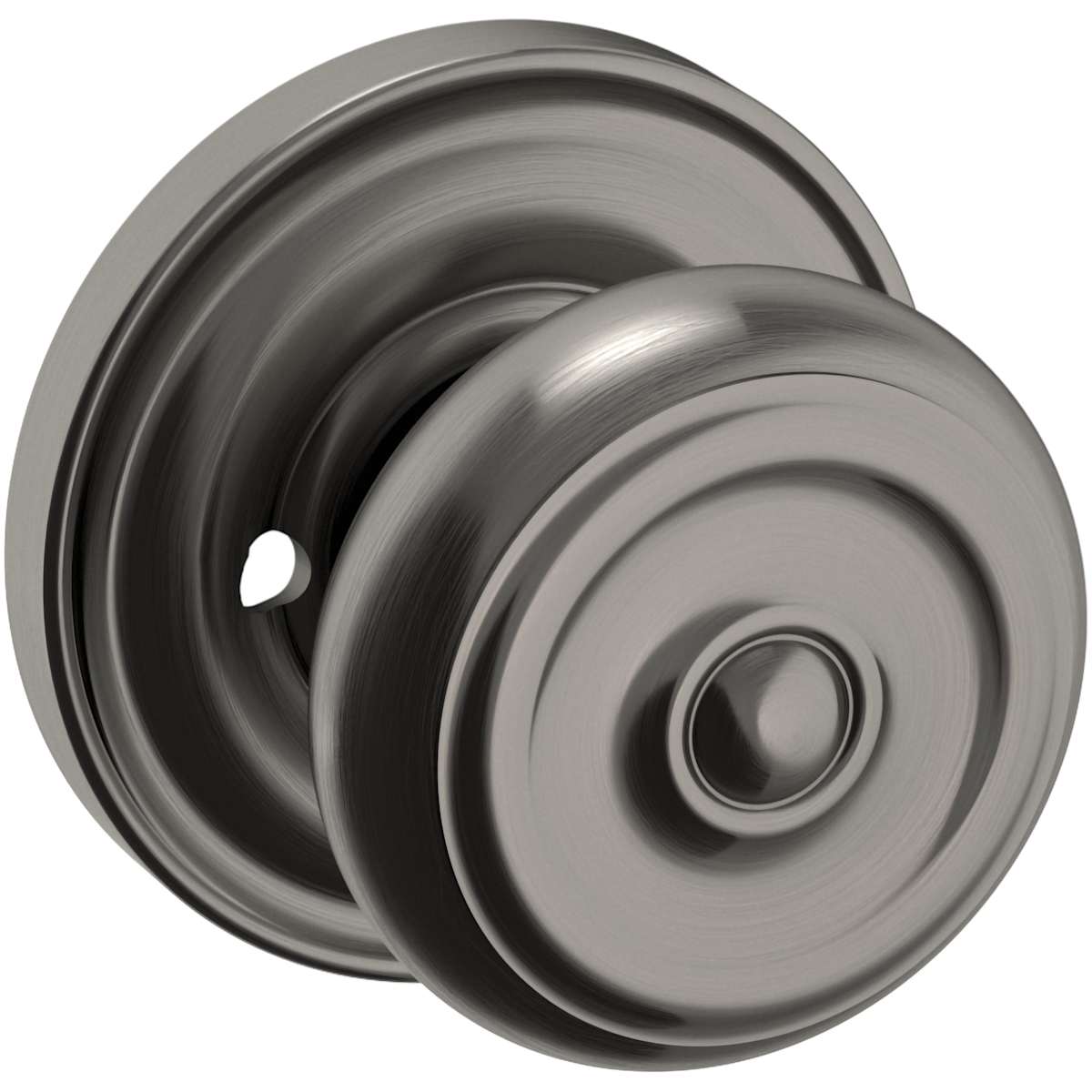 Estate 5020 Colonial Knob with 5048 Rose – Half Dummy – Lifetime Graphite Nickel