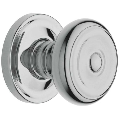 Estate 5020 Colonial Knob with 5048 Rose – Half Dummy – Polished Chrome