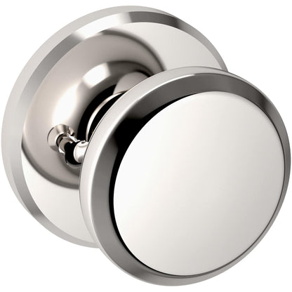 Estate 5023 Knob with R016 Rose – Half Dummy – Lifetime Polished Nickel
