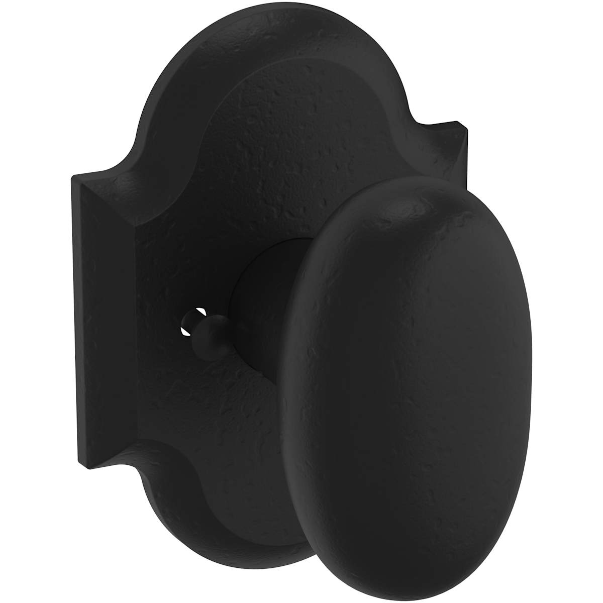 Estate 5024 Knob with R030 Rose – Half Dummy – Distressed Oil Rubbed Bronze