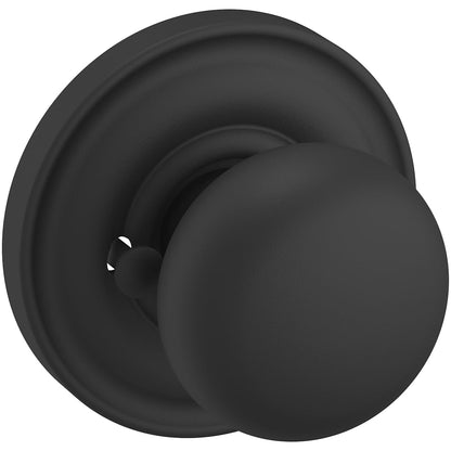 Estate 5030 Knob with 5048 Rose – Half Dummy – Satin Black