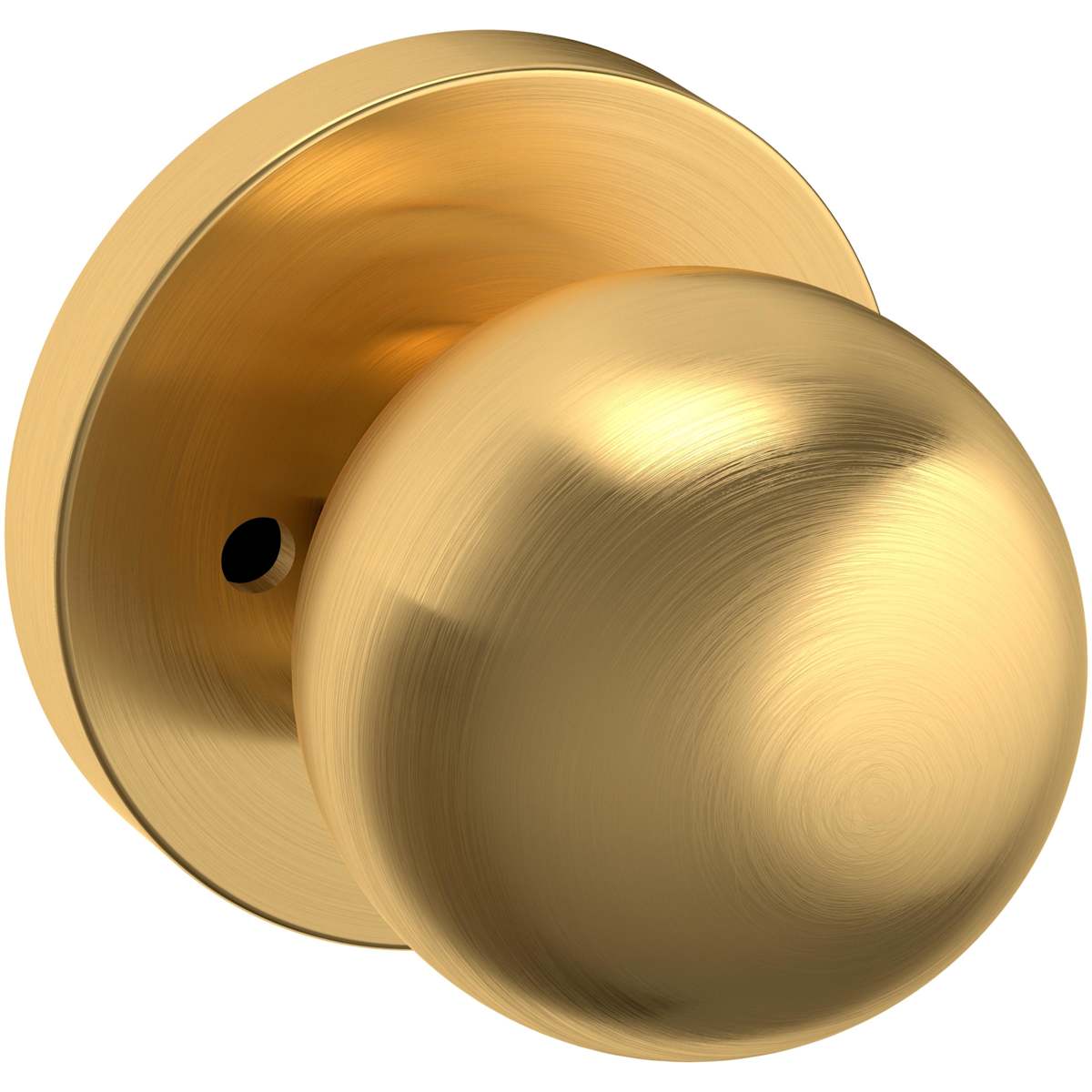 Estate 5041 Knob with 5046 Rose – Half Dummy – Lifetime Satin Brass