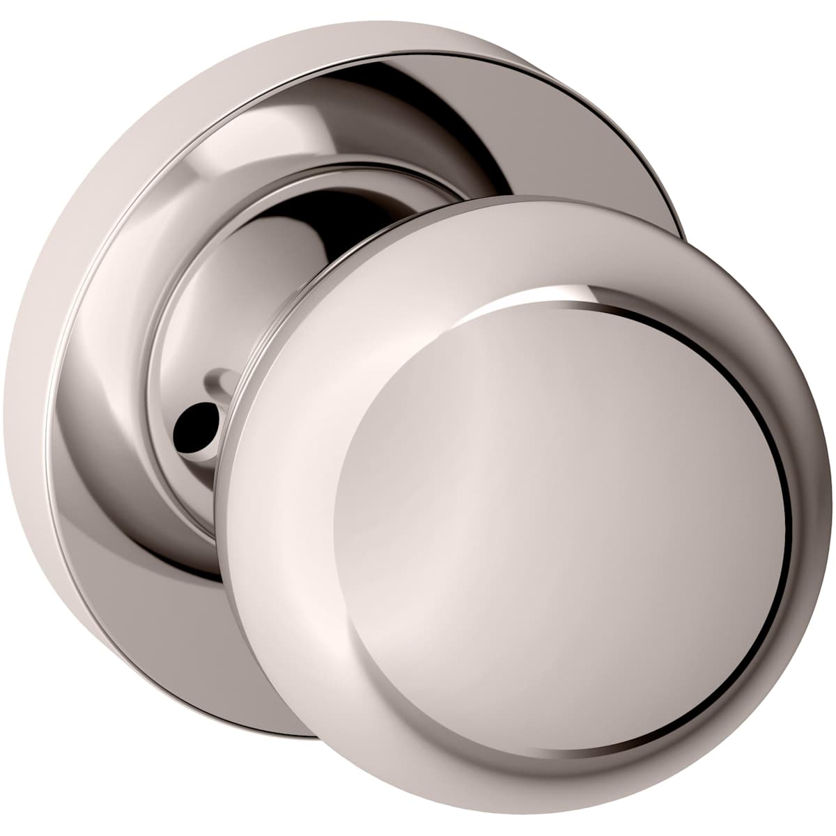 Estate 5041 Knob with 5046 Rose – Half Dummy – Lifetime Polished Nickel
