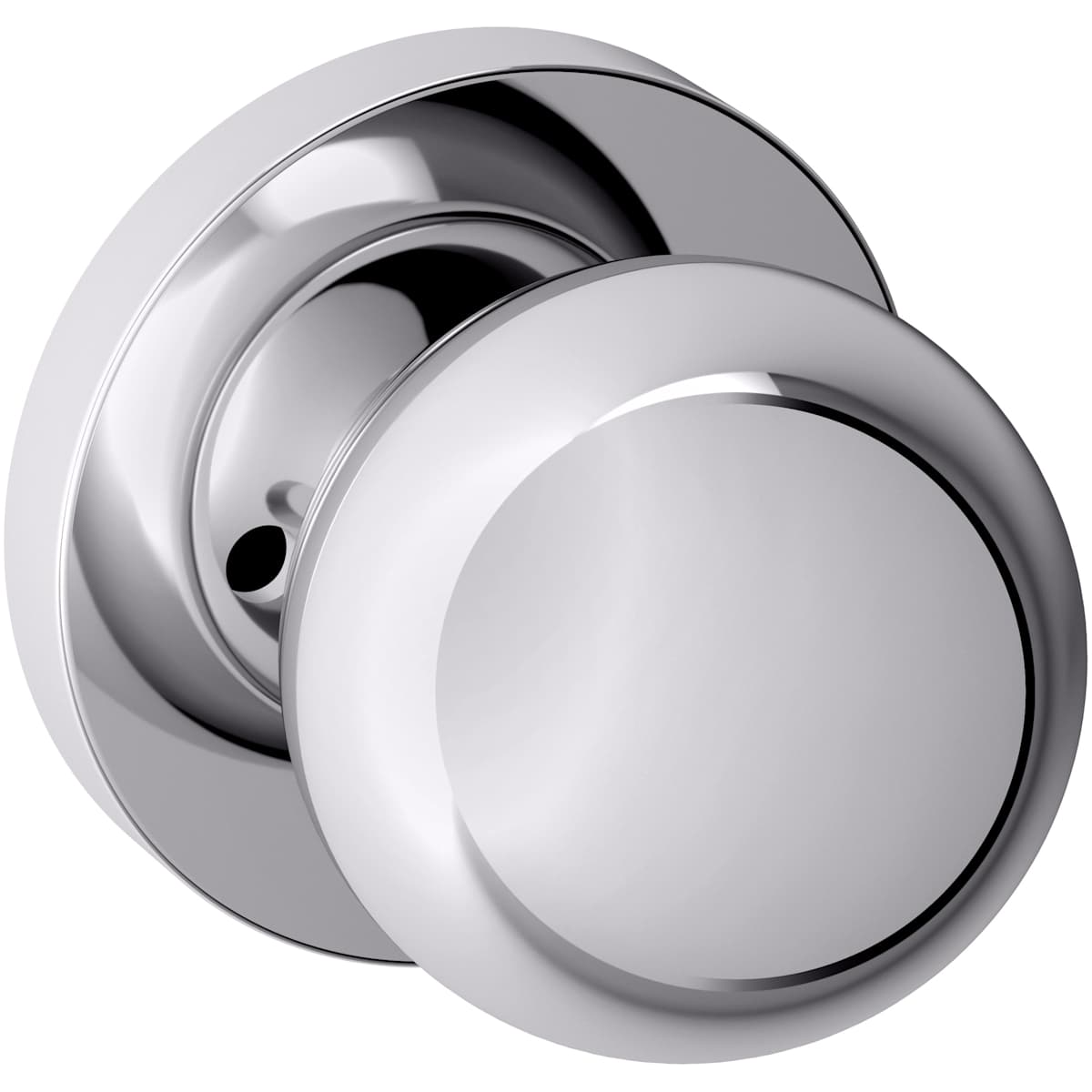 Estate 5041 Knob with 5046 Rose – Half Dummy – Polished Chrome