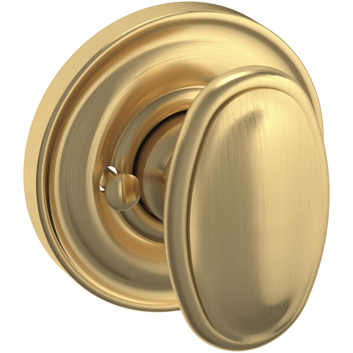 Estate 5057 Knob with 5048 Rose – Half Dummy – Lifetime Satin Brass