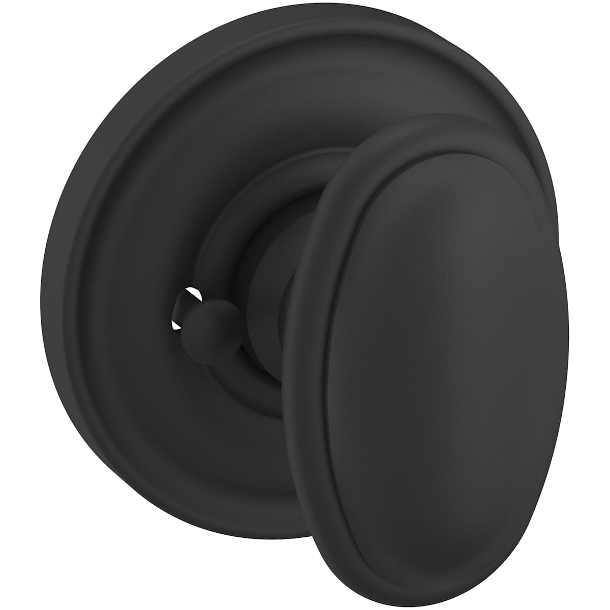 Estate 5057 Knob with 5048 Rose – Half Dummy – Satin Black