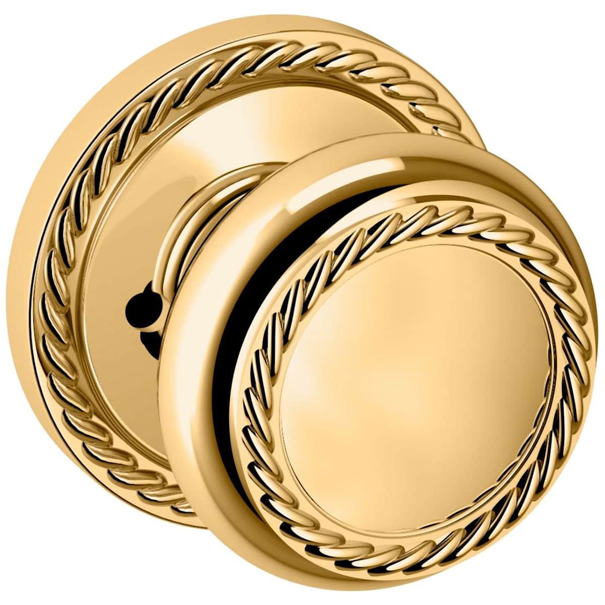 Estate 5064 Bristol Knob with 5004 Rose – Half Dummy – Lifetime Polished Brass