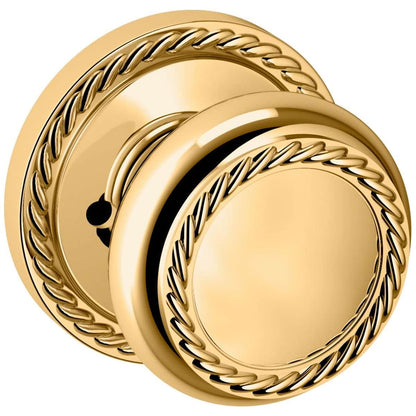 Estate 5064 Bristol Knob with 5004 Rose – Half Dummy – Lifetime Polished Brass