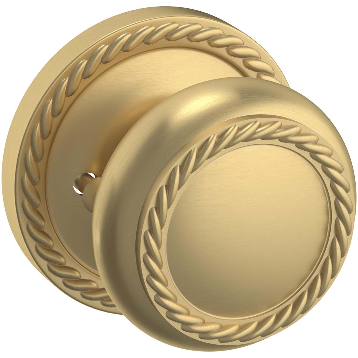 Estate 5064 Bristol Knob with 5004 Rose – Half Dummy – Vintage Brass