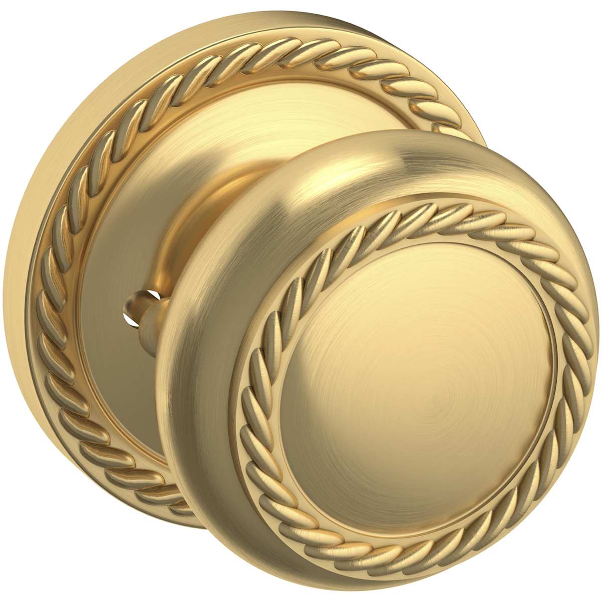 Estate 5064 Knob with 5004 Rose – Half Dummy – Lifetime Satin Brass