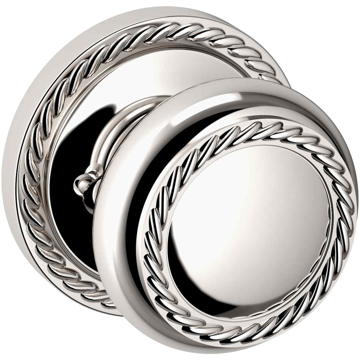 Estate 5064 Knob with 5004 Rose – Half Dummy – Lifetime Polished Nickel
