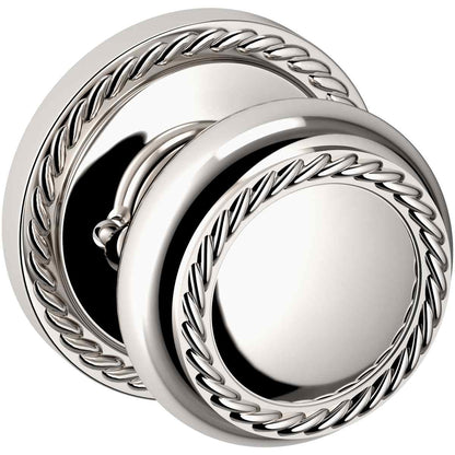 Estate 5064 Knob with 5004 Rose – Half Dummy – Lifetime Polished Nickel