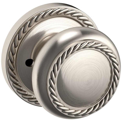Estate 5064 Knob with 5004 Rose – Half Dummy – Lifetime Satin Nickel