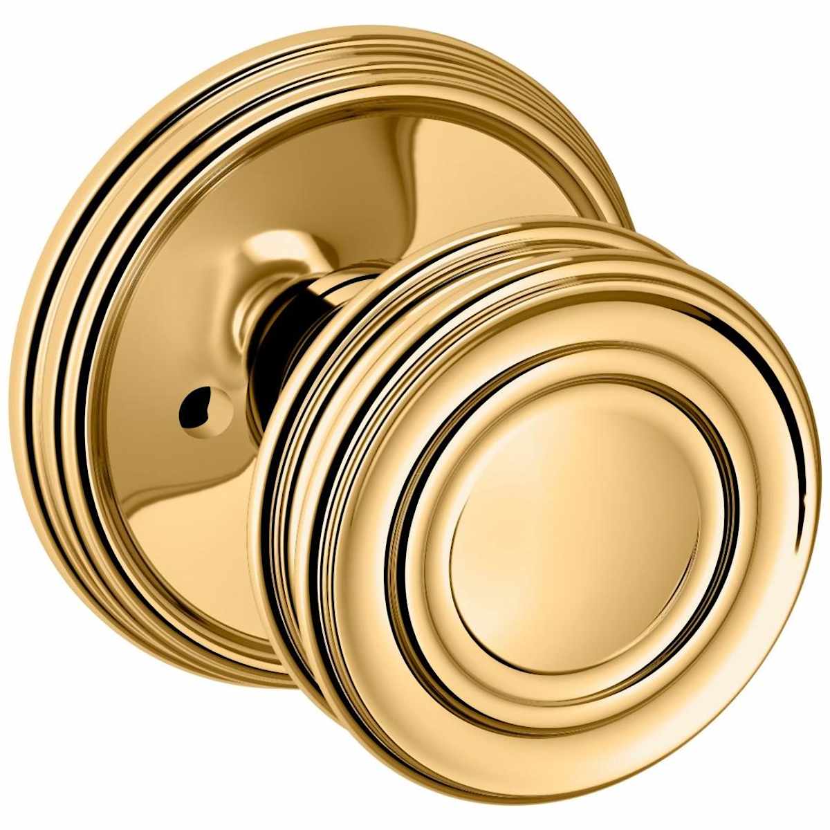 Estate 5066 Knob with 5078 Rose – Half Dummy – Lifetime Polished Brass